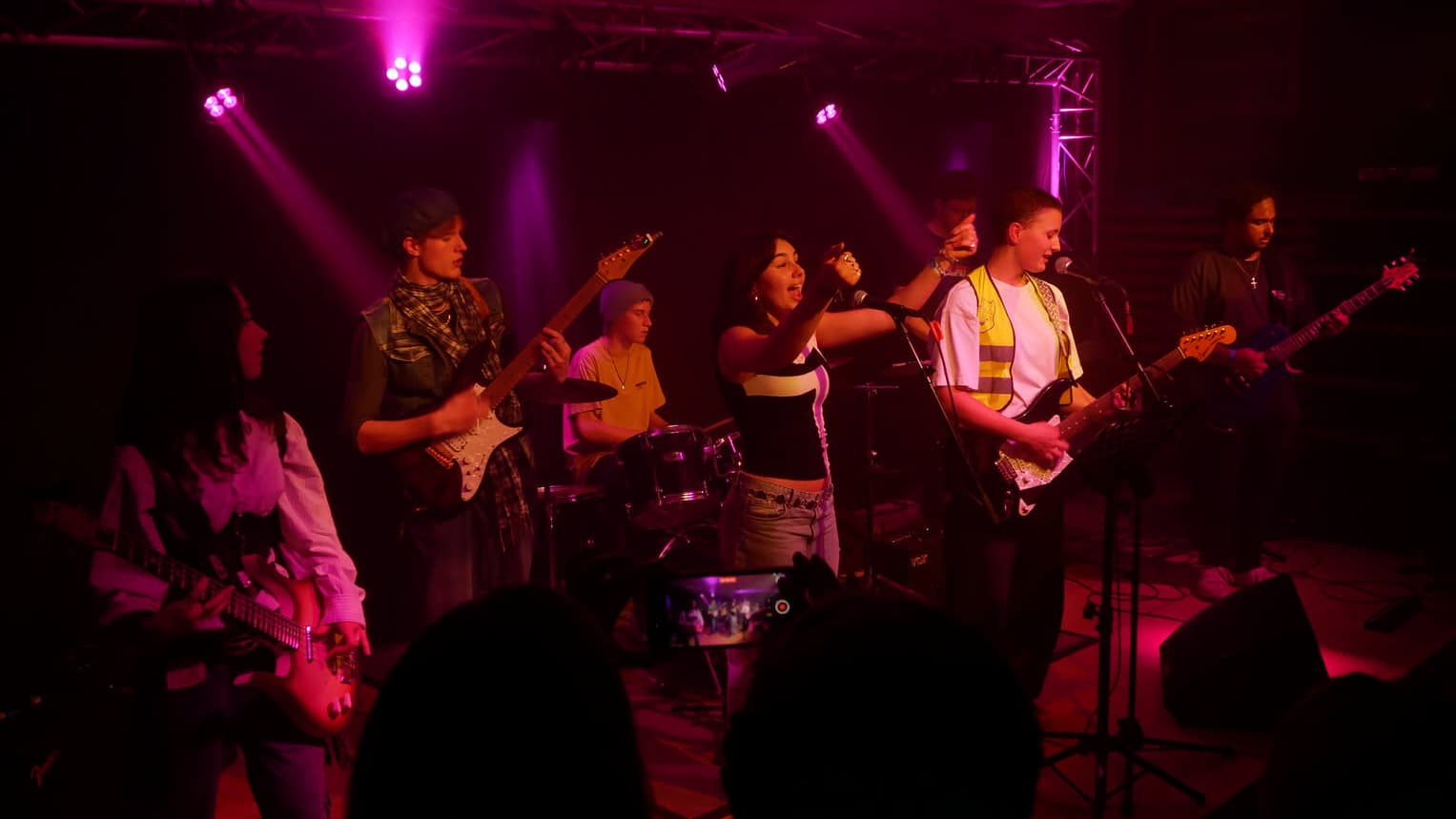 Blick auf die Bühne