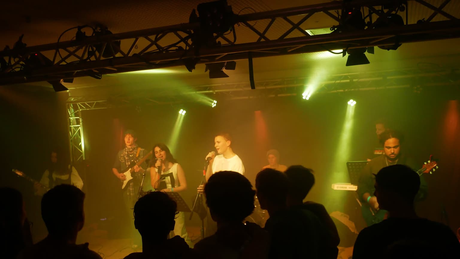 Blick auf die Bühne